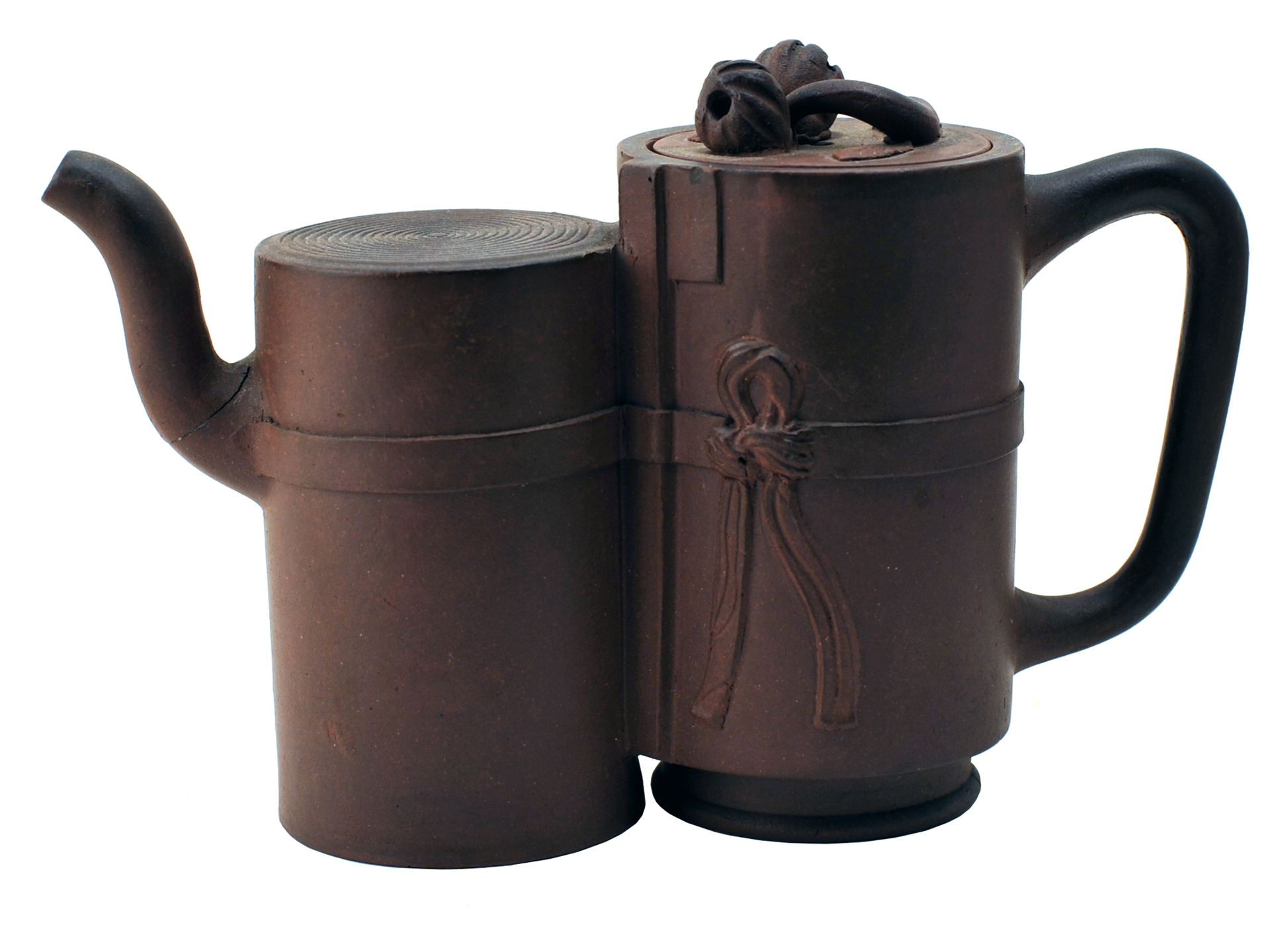 Double Cylinder Yixing Teapot