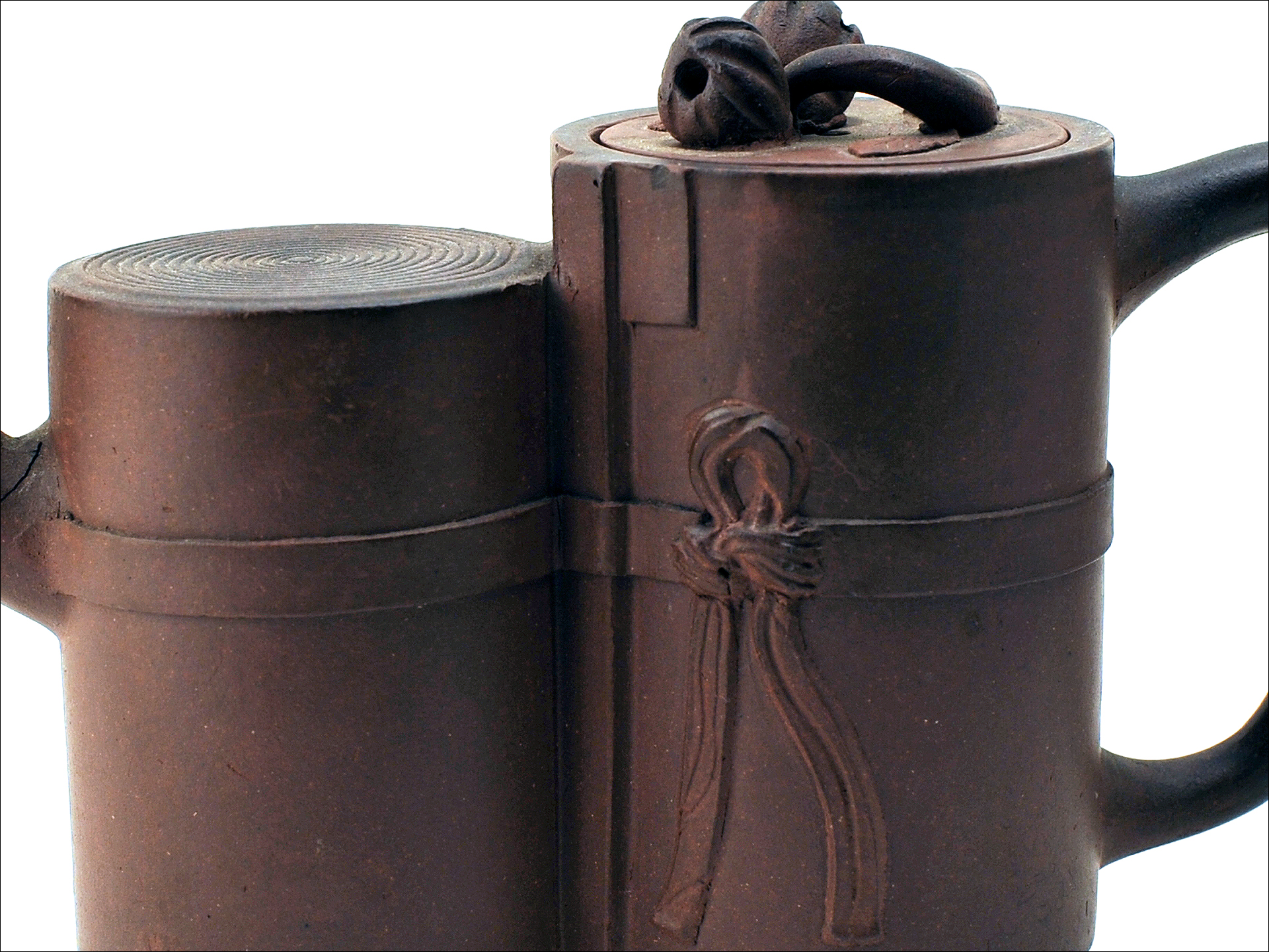 Double Cylinder Yixing Teapot
