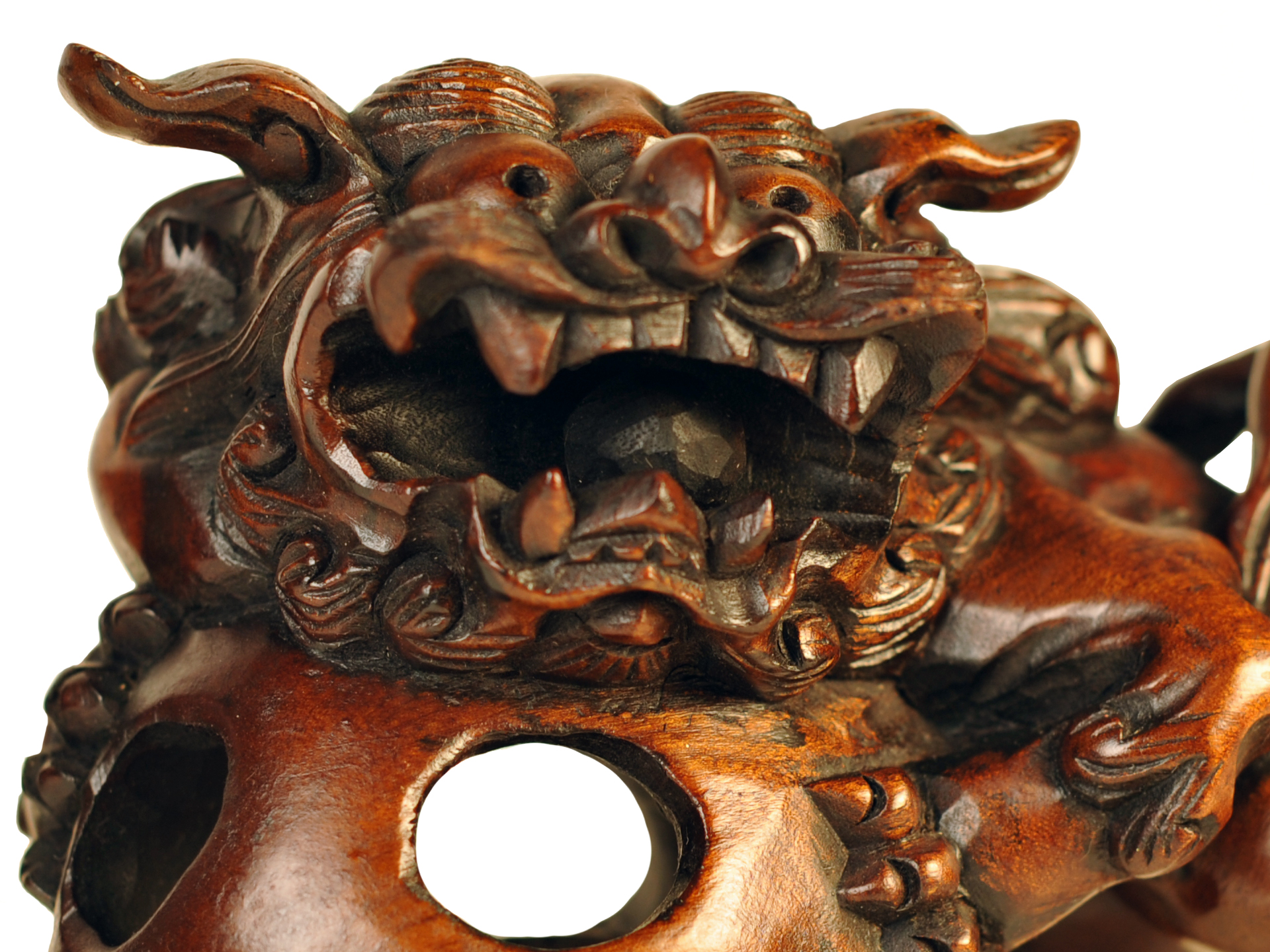 Carved Foo Dogs