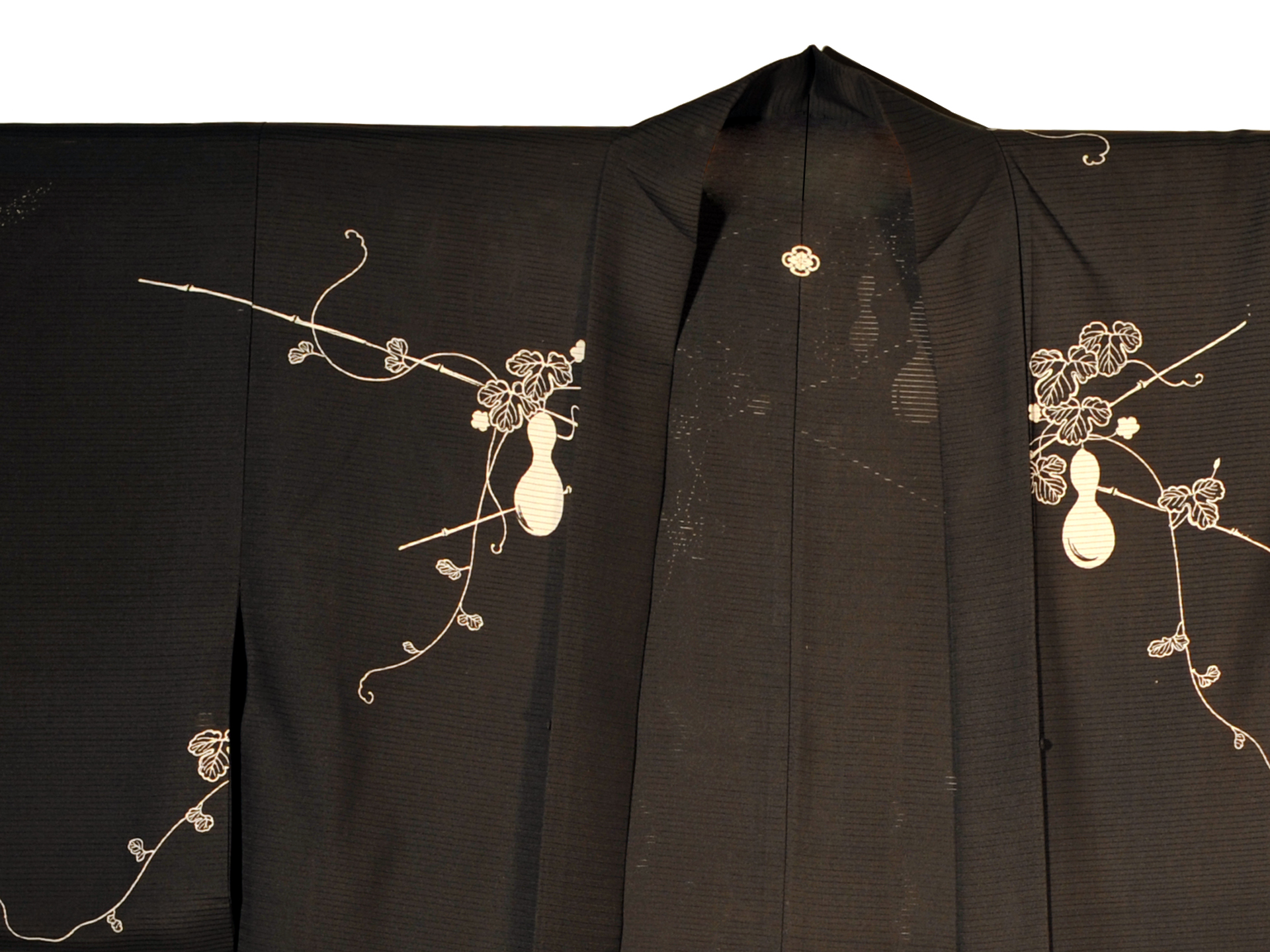 Black Silk Robe