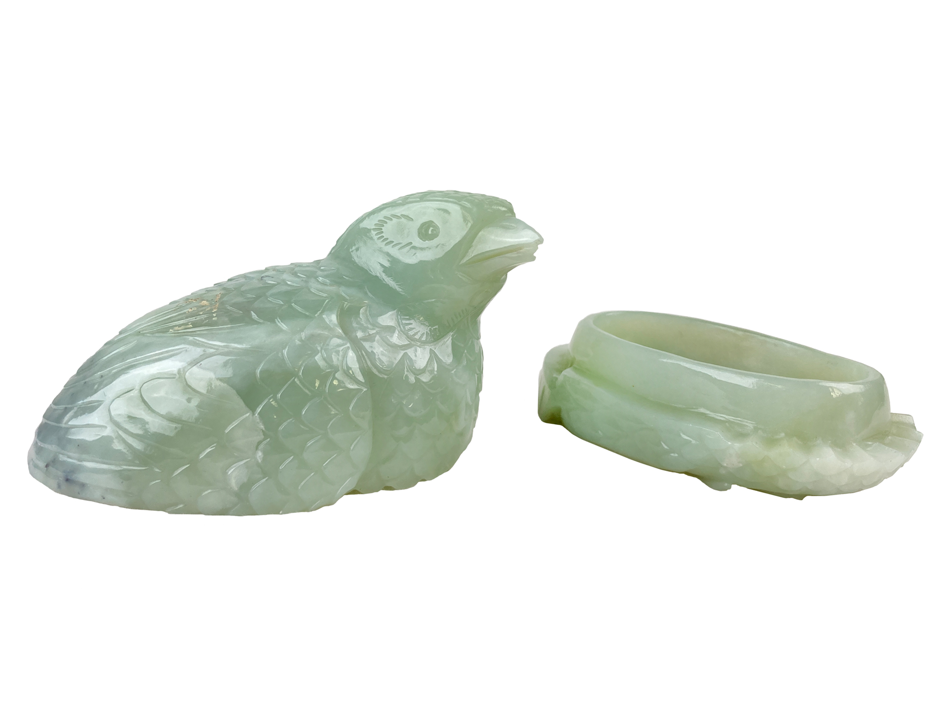 Chinese Carved Jade Boxes