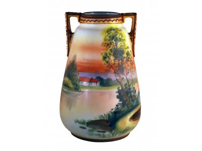 Japanese Painted Vase