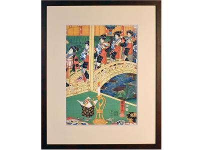 Japanese Woodblock Print (1855)