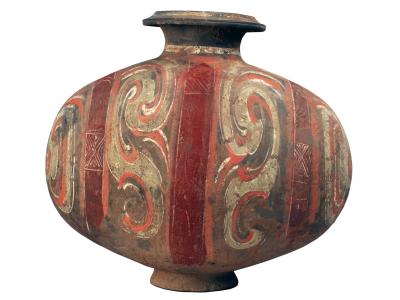 Chinese  Clay Flask