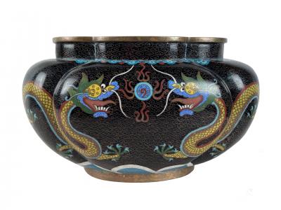 Chinese Cloisonne Pot