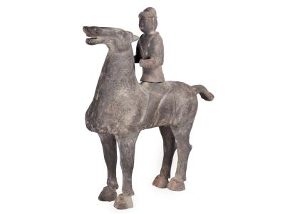 Chinese Ceramic Horse & Rider