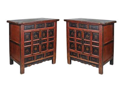 Pair Chinese Cabinets