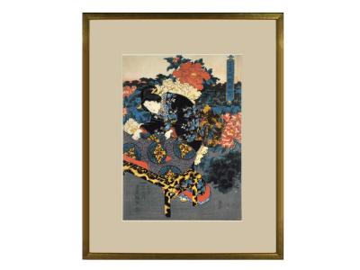 Japanese Woodblock Print, Signed