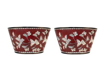 Pair of Cloisonné Bowls