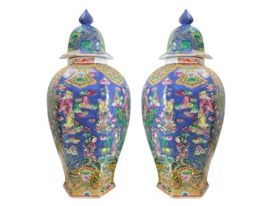 Chinese Jars With LIds
