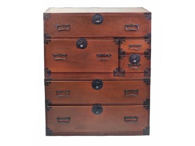 Japanese Two Piece Tansu 