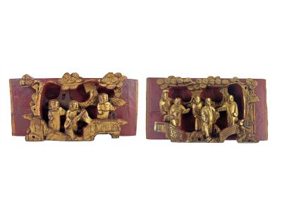 Chinese Carved Panels