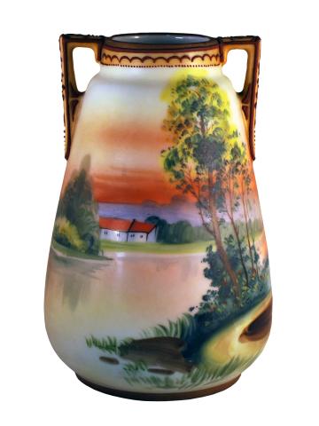 Japanese Painted Vase