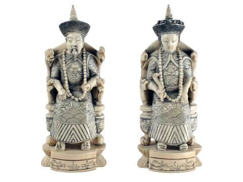 Chinese Pair of Figures 