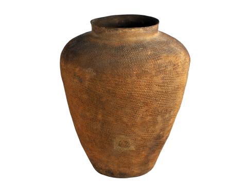 Chinese Clay Grain Vessel