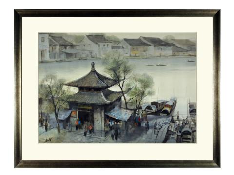 Chinese Cityscape Painting