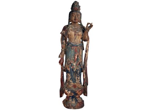 Chinese Wooden Statue