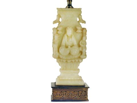 Chinese Carved Lamp
